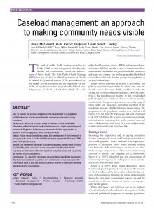 Presentation of (health visiting) self in everyday practice